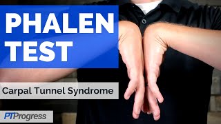 Phalen Test for Carpal Tunnel Syndrome [upl. by Cirnek]