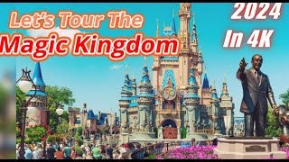 Lets Play At The Magic Kingdom Disney World 4K [upl. by Nibroc]