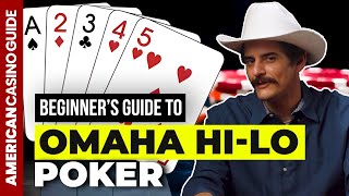 How to play Omaha HiLo Poker Fast Guide for Beginners  POKER SCHOOL EP13 [upl. by Hollington]