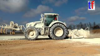 Fendt 936 Vario w soil stabilization milling  Stehr  Bodenstabilisierer Fa Fischer 2015 [upl. by Leeth]