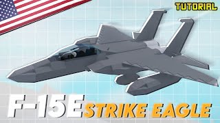 F15E Strike Eagle Fighter Jet  Plane Crazy  Tutorial [upl. by Litnahs]