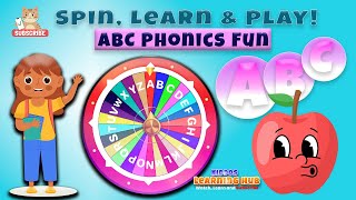 Spin Learn amp Play ABC Phonics Fun for Toddlers 🎡✨ [upl. by Hagen14]