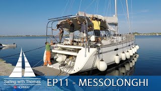 Sailing in Greece visiting Messolonghi mounting new cockpit arch and visiting Norway  SwT 11 [upl. by Landahl]