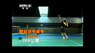 Badminton Jump Smash Technique with slow motion CCTV [upl. by Kind971]