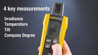 Photovoltaic System Measurements with the Fluke Solar Irradiance Meter [upl. by Bryon]