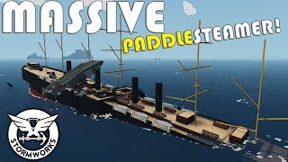 Attempting To Sail A Massive Steamer  Stormworks Gameplay  SS Great Eastern [upl. by Giffy]