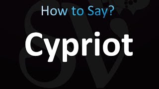 How to Pronounce Cypriot correctly [upl. by Oren]