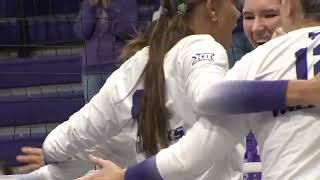 KState Volleyball  Match Highlights vs WVU [upl. by Lokim]