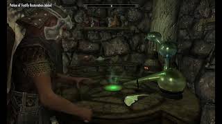 Skyrim  Precision Restoration Loop exactly 100 in Fortify enchants [upl. by Airrej204]