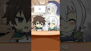 Kazuma amp Chris  Eris Pad Chest  KonoSuba  Anime Characters React to Each Other [upl. by Nelyak]