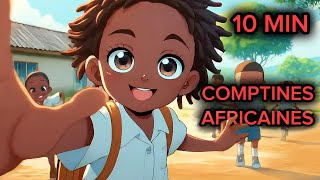 BOUGE SAUTE 10 MINUTES de Comptines Africaines pour Enfants [upl. by Dnalyr]