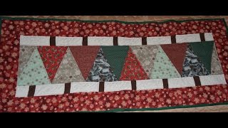 Quilting  Winter Table Runner [upl. by Lynea]