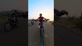 Cycling 🚴 Ride Highway 🛣️❤️‍🔥youtubeshortsviralcycling [upl. by Laddie]