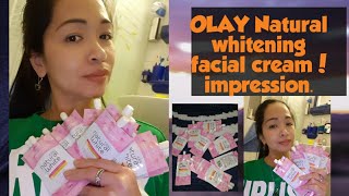 Pampaputi ng mukha mabilis  effective at affordable pa Olay natural whitening facial cream [upl. by Leach]