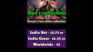 venom 3 first day collection  Venom 3 box office collection venomverse venom3 movie [upl. by Welcher]