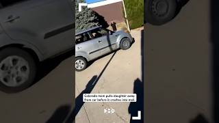 Colorado mom pulls daughter away from car before it crashes into mall [upl. by Safir]