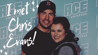 I MET CHRIS EVANS  ACE Comi Con Midwest [upl. by Ecnaiva]