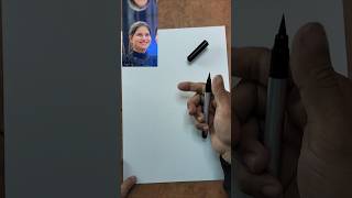 ✨👉 Sketching Artist Shika Sharma drawing sketch shorts viralvideo [upl. by Barnum704]