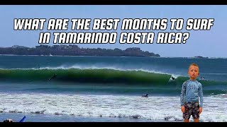 WHAT ARE THE BEST MONTHS TO SURF IN TAMARINDO COSTA RICA [upl. by Annemarie]