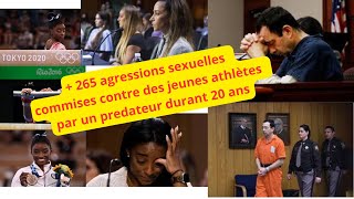 Sport scandale 265 jeunes athletes victimes agressions sexuelles commises par 1 medecin [upl. by Ysak]