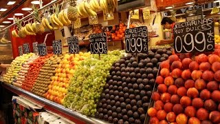 LA BOQUERIA MARKET BARCELONA [upl. by Aneekahs]