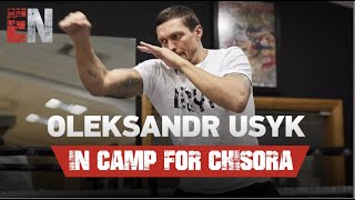 Oleksandr Usyk in Camp for Chisora  Esnews Boxing бокс [upl. by Eiddet]