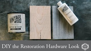 Howto DIY the Restoration Hardware Look for Less [upl. by Huda]