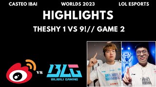 WORLDS 2023 SEMIFINALES WEIBO VS BLG  GAME 2 [upl. by Hillie614]