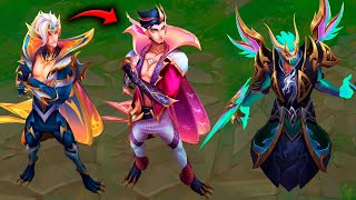 NEW Dragonmancer Skins Rakan Prestige Kassadin Fiora amp Vayne  League of Legends [upl. by Rosio630]