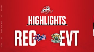 Regina Pats at Everett Silvertips 32  WHL Highlights 202324 [upl. by Hunley]