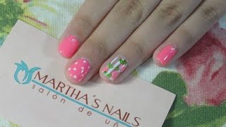 Tutorial Como aplicar gelish con diseño paso a pasoyesly gel Martha Romero [upl. by Mauldon]