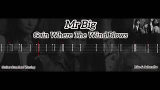 Mr Big  Goin Where The Wind Blows  Tab Guitar [upl. by Nell]