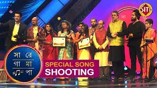 SA RE GA MA PA  SHOOTING  Special Song  Noble  Jisshu  Srijato  Shantanu Maitra  Zee Bangla [upl. by Cain]