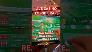 Live Casino Hybrid Craps  Can I Throw 2 In A Row [upl. by Beckerman781]