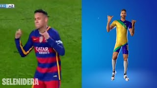 Fortnite Neymar Jr Hang Loose Celebration Emote in Real Life [upl. by Naiva356]