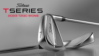 2023 Titleist T200 Irons FEATURES [upl. by Aerdnak]