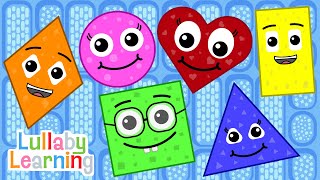 The Shape Game  Learn Simple Shapes for Kids [upl. by Lachish67]