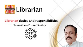 Librarian Duties and Responsibilities Understanding Its Role in Todays Society infomrk librarian [upl. by Kaylil]