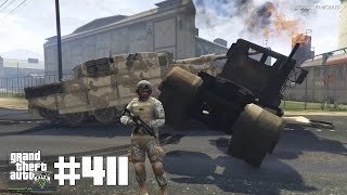 Der verrückte Millitärmann GTA 5 411 Let´s Play GTA 5 PS4 [upl. by Atilemrac]