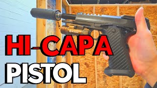 Hard Hitting Airsoft HiCapa  Boreless Airsoft [upl. by Annek640]