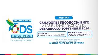 WEBINARS RECONOCIMIENTO 2024  ODS 15 [upl. by Malarkey]