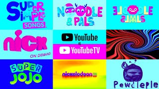 Best logo compilation Super simple song Noodles and Palls YouTube Tv Netflix Film Effects [upl. by Azyl32]