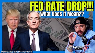 Fed Rate Cut What does it mean [upl. by Courtney735]