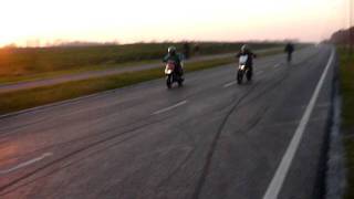 Derbi Senda 70cc vs Keeway Hurricane 70cc [upl. by Ravaj145]