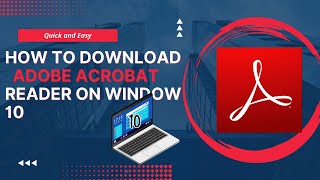 How to Download amp Install Adobe Acrobat Reader for free on Windows 10 or 11Step By Step Guide 2023 [upl. by Petula]