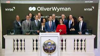 Oliver Wyman a Marsh amp McLennan Company Rings The Opening Bell® [upl. by Llenaj60]