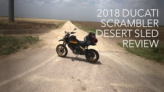 2018 Ducati Scrambler Desert Sled Review [upl. by Salamone682]