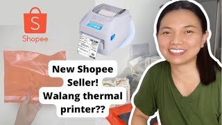 Walang waybill printer Paano maging shopee seller [upl. by Ahsuatal]