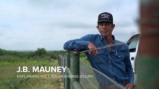 JB Mauney explains bull ride that broke his neck causing careerending injury [upl. by Amedeo]