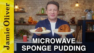 Speedy Sponge Pudding  Jamie Oliver [upl. by Kier]